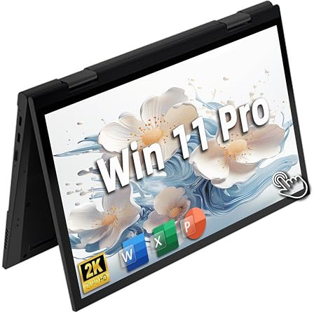 Yoga 10.95'' Mini Laptop Touch Screen 2-in-1 Pocket PC with FHD Display, 12th Gen N95 CPU (Up to 3.4GHz), 16GB DDR5 RAM, 512GB NVMe SSD, 360° Rotatable, Backlit Keyboard, Dual Wi-Fi, Type-C (GB, 512)