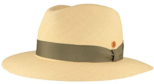 Mayser ORIGINAL Panama Hut Strohhut aus Ecuador – Sommerhut Handgeflochten UV-Schutz 60 bwz. 80 – Hut Wasserabweisend Bruchschutz