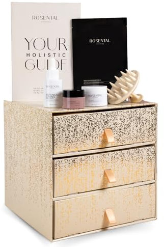 Rosental Organics Adventskalender 2025 – Luxus Beauty Kalender Damen mit 24 Überraschungen, Skincare, Makeup, Haircare & Tools – Naturkosmetik im Wert von 609 €