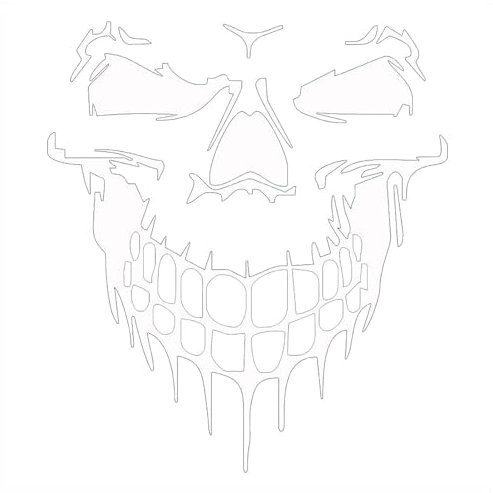 Euyehn Totenkopf-Autoaufkleber | Totenkopf-Autoaufkleber, reflektierend - Auto-Motorhaubenaufkleber, Cooler Totenkopf-Aufkleber für LKW, SUV, Motorrad, Fahrrad, vertuscht die Schrammen des Autos