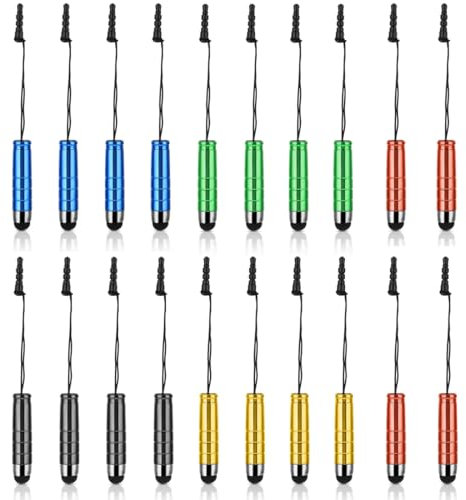 CPJJ 20 pz Mini Pennini Capacitivi Resistivi Touch Screen Stili Retrattile Stili Penna Touch per Smartphone Tablet PC Telefoni Casuale Colore Elegante e Popolare Pratico