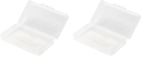 ANSMANN 18650 16340 Batteriegehäuse Batteriebox für bis zu 4 Akkus 16340 oder für 2X 18650 Akkus und alle ähnlichen Größen Akkubox Schutzbox Aufbewahrungsbox für Akkus Schutz für Akkus (Packung mit 2)