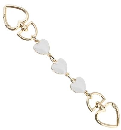 XPEX Bag charms 17CM Taschenverlängerungskettenriemen Gurtverlängerung Taschenkette Bag Charm Herzform Niedliche Geldbörsenverlängerungsriemen Charms Ketten für Tasche