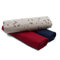 VmG-Store 1,5m Baumwollstoff Set Designstoff + 2x Uni farblich abgestimmt 100% Baumwolle Material Auswahl (Blüten Rustikal Weboptik Set58)