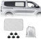 Tapis Thermique Compatible avec Ford Transit Custom 2012-2025 Porte latérale coulissante (axe Court), Protection Solaire pour Pare-Brise de Voiture adapté à l'intérieur