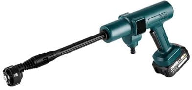 TIEOAXFT 200Bar 3500W Brushless Electric High Pressure Washer 6-in-1 Car Washing Garden Water Gunfor 18V BatterySpray Gun for Cars & House DIY Painting(2 Battery)