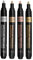 Epdpekc -Chrom-Metallic-Markierungsstift, 4 Farben Metallic-Lackstift, Reflektierender Glanz, 2-3 mm Größerer Anwendungsbereich