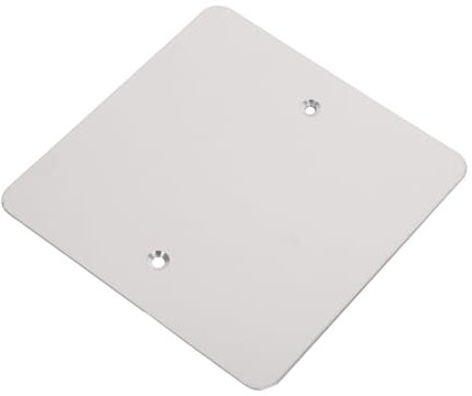 DOITOOL Plaque De Recouvrement De Prise Électrique Métal Vierge Type Pour Installation Murale Et Plafond Cache-prises Décoratif