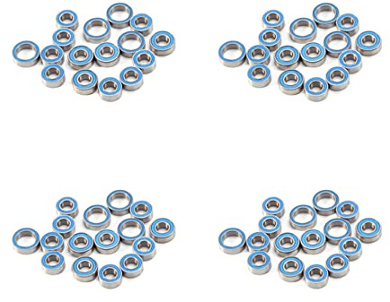 Youbones 64PCS Gummiversiegeltes Kugellager-Kit für TT02 TT-02 TT02D TT-02D 1/10 RC Car Upgrades Teile Zubehör