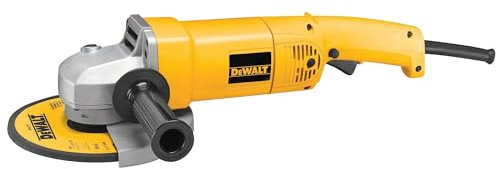 DEWALT Angle Grinder, 7-Inch, 13-Amp, 8,000 RPM, with Dust Ejection System, Corded (DW840)