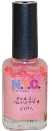 New York Colors by N.Y.C. Fast Dry Nail Enamel 13ml Nail Polish Peachy Pink