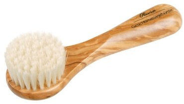 Gesichtsbürste, Bürste aus Olivenholz, Borste
