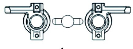 Jamara jamara504257 vorne Lenkung Achse für X3 Buggy