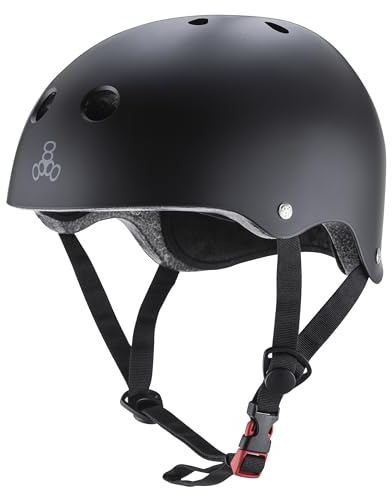 Triple 8 Brainsaver EPS Unisex Rubber Helmet