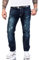 Rock Creek Herren Designer Jeans Verwaschen Used Vintage Look RC-2063 W36 L30
