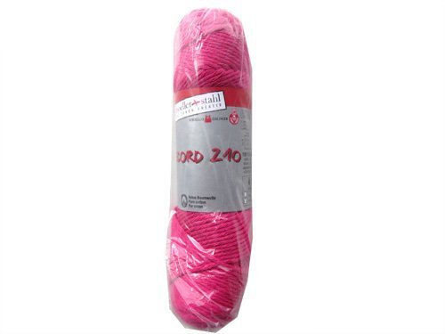 Schoeller Garn Record 210 Malve, 100% Baumwolle, Rosa