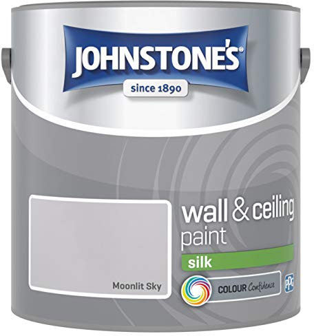 Johnstones No Ordinary Paint Water Based Interior Vinyl Silk Emulsion Moonlit Sky 2.5 Litre