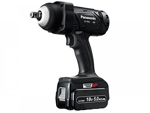 Panasonic EY7552 Heavy-Duty Impact Wrench 18V 2 x 5.0Ah Li-ion