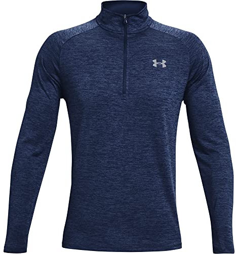 Under Armour Men Tech 2. 1/2 Zip, Versatile Warm Up Top for Men, Light and Breathable Zip Up Top for Working Out