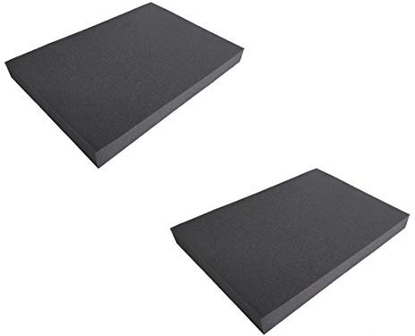 2X Schaumstoffmatte Sitzkissen Schaumstoff Kissen Stuhl Polster Auflage Multifunktional 50x35x4,5cm (2 Matten)