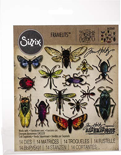 Sizzix Framelits Stanzschablonen-Set, mehrfarbig/farbig, Einheitsgröße