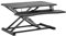 LogiLink EO0033 - Verstellbarer Schreibtischaufsatz mit Tastaturablage mit Gasdruckfeder + eingebauter Haltevorrichtung für Tastatur/Maus Ablagefläche, Schwarz