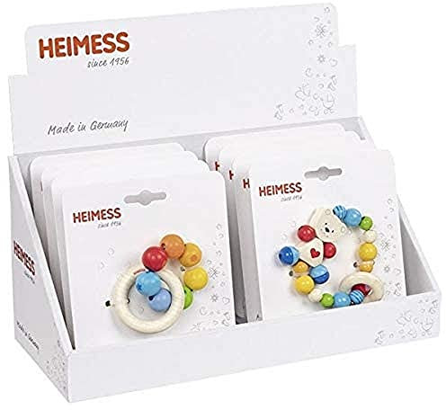 Goki Elastische Rasseln und Ringe aus Plüsch, Mehrfarbig (766010)
