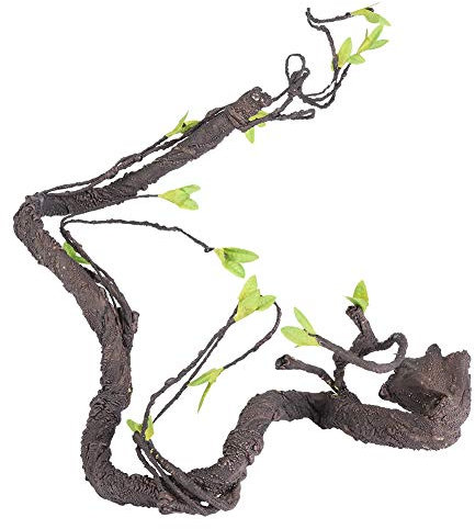 Voluxe Décor de Terrarium, Branche de courbure de forêt de grimpeur de Vigne pour des Plantes grimpantes pour Le décor de Reptile(WF-2)