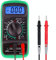 DIFCUL tester digitale,multimetro digitale, multimetro digitale professionale,tester elettricista voltmetro, multimetro con Display LCD Retroilluminato Elettrico per Tensione e Corrente AC DC