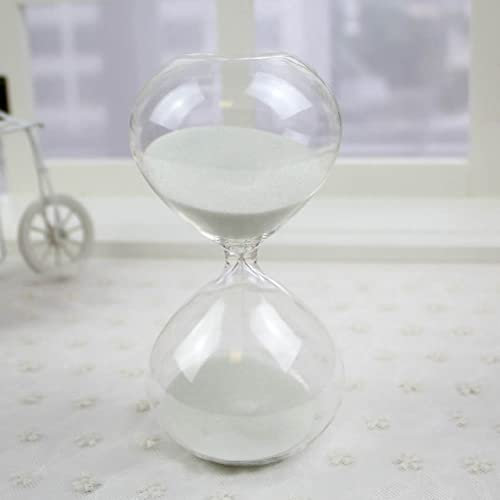 5/15/30minuteRond Transparent Sable Sablier Sablier Couleur Sablier Chambre Décoration Rouge, Vert, Bleu, Rose, Blanc, 10min
