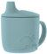 Nuby Animal Friends Silicone Sippy Cup - Toddler Cup with One-Handle - 6+ months - Blue Whale