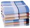 HOULIFE Herren Taschentuch aus 100% weicher Baumwolle mit klassischem Karomuster für Hochzeit Abend Business 6 oder 9 Stück, 38 x 38 cm, 40x40cm, 6 Stücke, 40x40cm/15.75x15.75’’