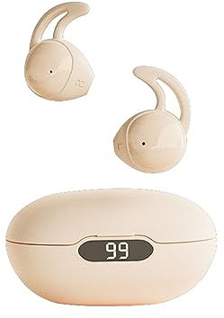 Mini Bluetooth Kopfhörer kabellos in-ear Ohrhörer drahtlose unsichtbare kleinste wireless Headsets Noise Cancelling Kopfhörer zum Schlafen für kleine Ohren Kinder Seitenschläfer Sport mit Ladeetui