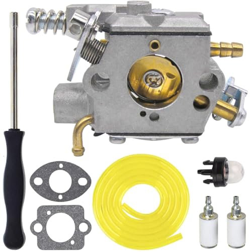ZAMDOE Vergaser-Set für Husqvarna 584901401 525L 525LS 525LST 525ES 325HE3 325HE4 525RXT Rasentrimmer Freischneider Tuning-Set mit Primer-Birne, Kraftstofffilter, Vergaser-Einstellwerkzeug