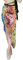 Pailletten Maxirock Damen Lang Wickelrock Sexy Glitzer Meerjungfrau Bauchtanz Kostüm Fransen Gürtel Party Halloween Faschingskostüme Karneval