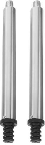 HAPINARY 2 Piezas Accesorios para escobilla de baño Recambio roscado escobilla WC Suministros de Cepillo de baño Accesorio para Mango de escobilla de baño Piezas de Cepillo de Fregar Limpio