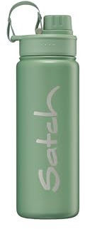 satch Trinkflasche aus Edelstahl BPA-frei 0,5l, Auslaufsicher und Kohlensäure geeignet, für Heiße und Kalte Getränke Nordic Jade Green - Hellgrün