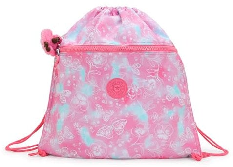 Kipling SUPERTABOO Mittelgroßer Rucksack, Garden Clouds (Rosa)