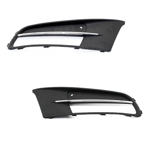 QUENPE Vorne links rechts Stoßstange Nebelscheinwerfer Lampe Chrom Grill, for VW, for Sharan, 2012 2013 2014 2015 2016 2017 2018 2019 7N0853665 7N0853666 Nebelscheinwerfer-Abdeckgitter