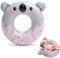 Robbe Schwimmring Aufblasbar Donut Schwimmring, 33x30 (84x76cm) Donut Tube Toy Aufblasbarer Schwimmreifen Groß Floats Wasser für Erwachsene Kinder Sommer Pool Strandparty Outdoor Wasseraktivitäten