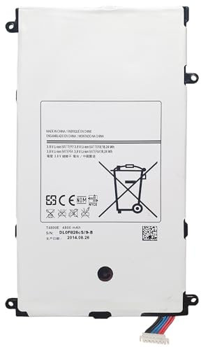 C D R Batteria compatibile con Samsung Galaxy Tab Pro 8.4 SM-T320 (WiFi), SM-T325 (4G + WiFi), pari all'originale T4800E, capacità da 4800 mAh