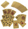 ORFOFE 1 Satz Glänzende Spielkarten Goldene Spielkarten Folien-pokerkarten Poker Spielen wasserdichte Spielkarten Poker-kartenspiele Wasserdichtes Spielkartendeck Pokerkarten Spielen