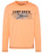 Camp David Herren Longsleeve mit Flockprint Sunrise Orange L