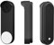 Gusfeliz Silicone Case for Google Nest Doorbell (Battery Powered),Silicone Cover Case Protective Raincover Compatible Google Nest Doorbell, Black