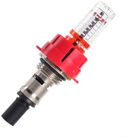 CNANRNANC durchflußmengenmesser, für fussbodenheizung heizkreisverteiler durchflussmesser flowmeter topmeter,Bodenheizung Diversity Visueller Schwimmer-Durchflussmesser(3/8)
