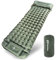 Hioutdoor Matelas Gonflant 10CM Camping Ultra Léger Gonflable avec Pompe/Oreiller (Vert)