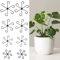 Adiwo 8 Soportes para Plantas, Soporte Plantas Reutilizables, Anillo para Sujetar Plantas, para Flores, Plantas Trepadoras Plantas en Maceta, Hortensias, Anémonas, Tomates, Plantas Monstera(Negro)