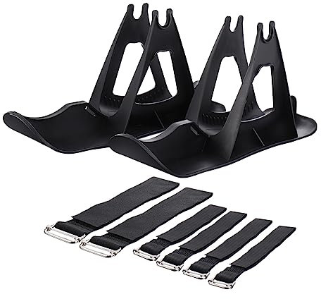 MUELODSIC Kinder Skiboard Snowboard Fußstützen 13-15 Zoll Kunststoff Mit Riemen Für Laufräder Winter Bike Schnee Spiel