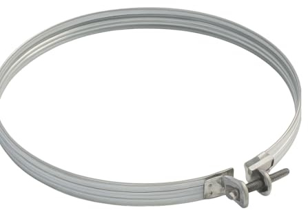 Fascetta di Bloccaggio Inox AISI – Regolabile e Resistente – Diverse Varianti (Ø80, 100, 120, 130, 150, 180, 250, 300 mm) – Per Canna Fumaria, Stufe e Impianti – LEMAG SRL (120)