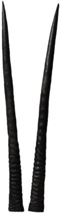 Oryx Antilope Hörner ca. 76cm - naturgetreue Kunsthörner von Motes Masken, handgefertigt, robust & leicht – Ideal für Krampus, Perchten, Partys & Themenveranstaltungen und Deko (Oryx Antilope 1)